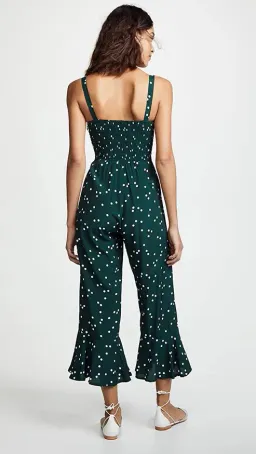 Faithfull The Brand Lea Jumpsuit Green Print Size XS / AU 6 for rent on The Volte - image 3