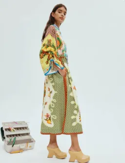 Alemais Lemonis Shirtdress Multi Size 10  for rent on The Volte - image 2