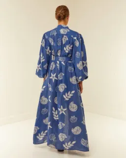 Palm Noosa Noddy Dress Blue Print Size 14 for rent on The Volte - image 2