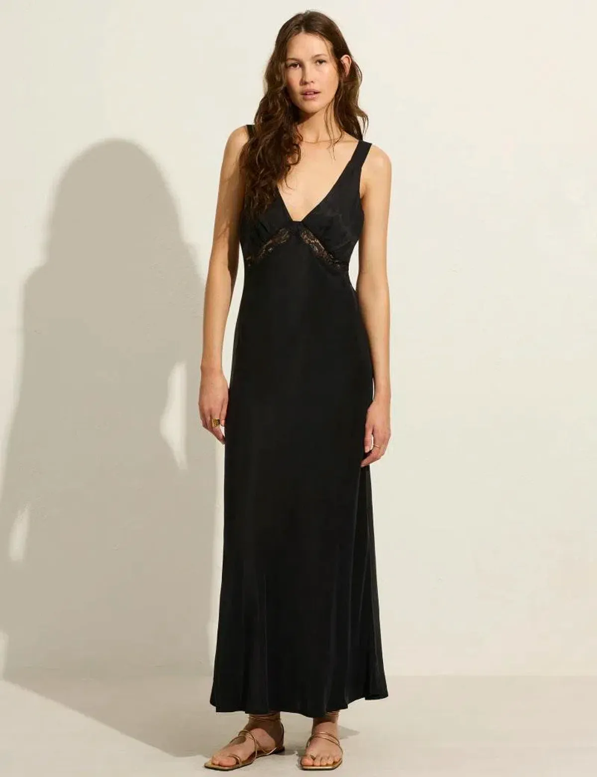 Auguste Aurelia Maxi Dress Black Size 10 for rent on The Volte - main image