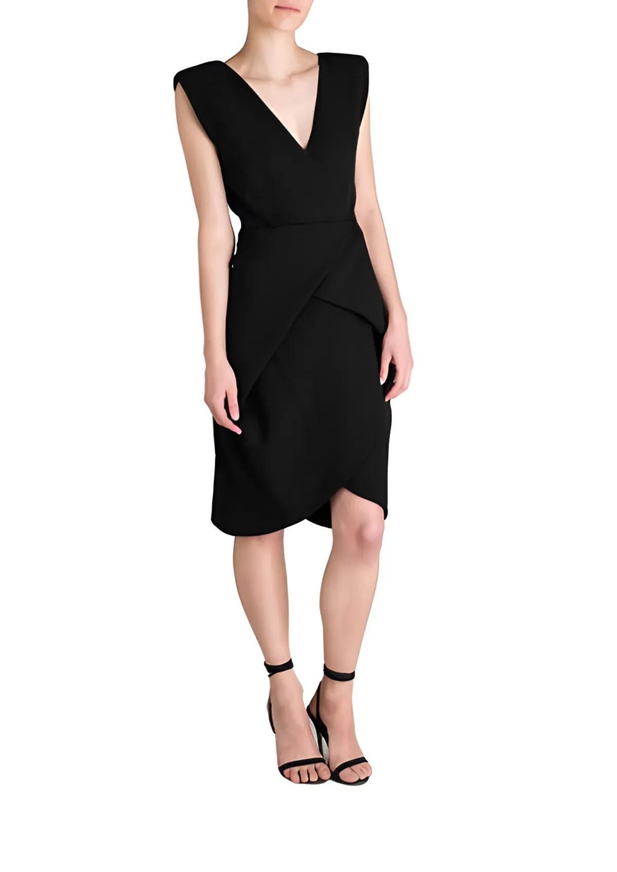 Bianca Spender Cocoon Dress Black Size AU 14 for rent on The Volte - main image