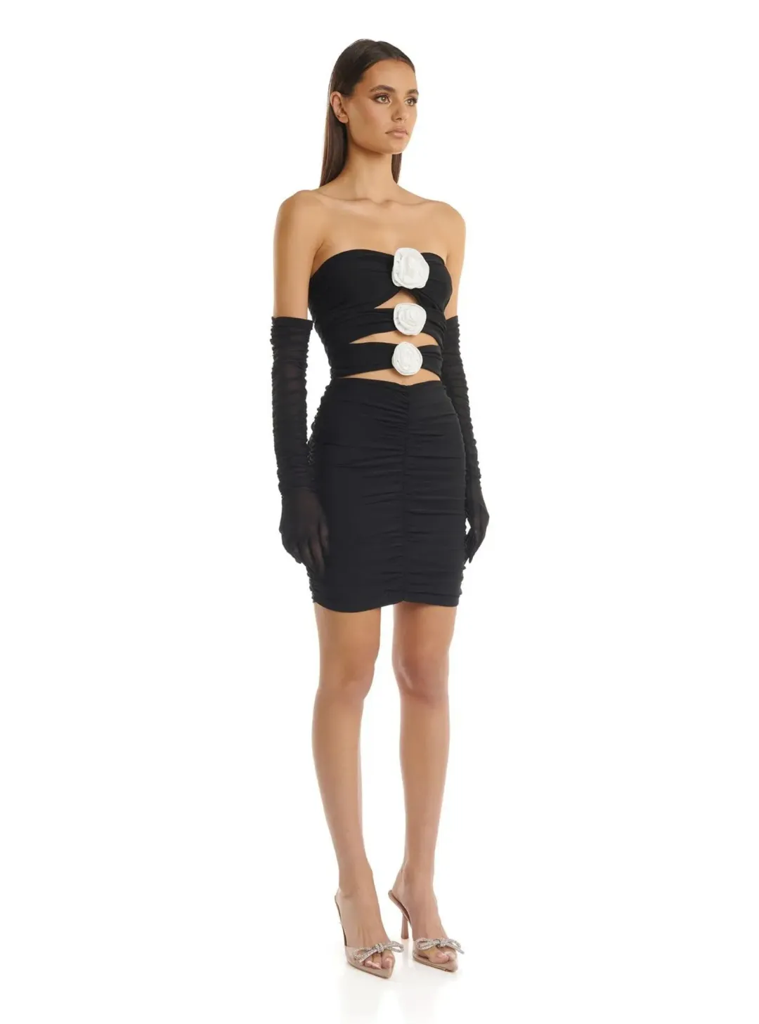 Eliya the label Jordyn Dress Black Size L / AU 12 for rent on The Volte - main image