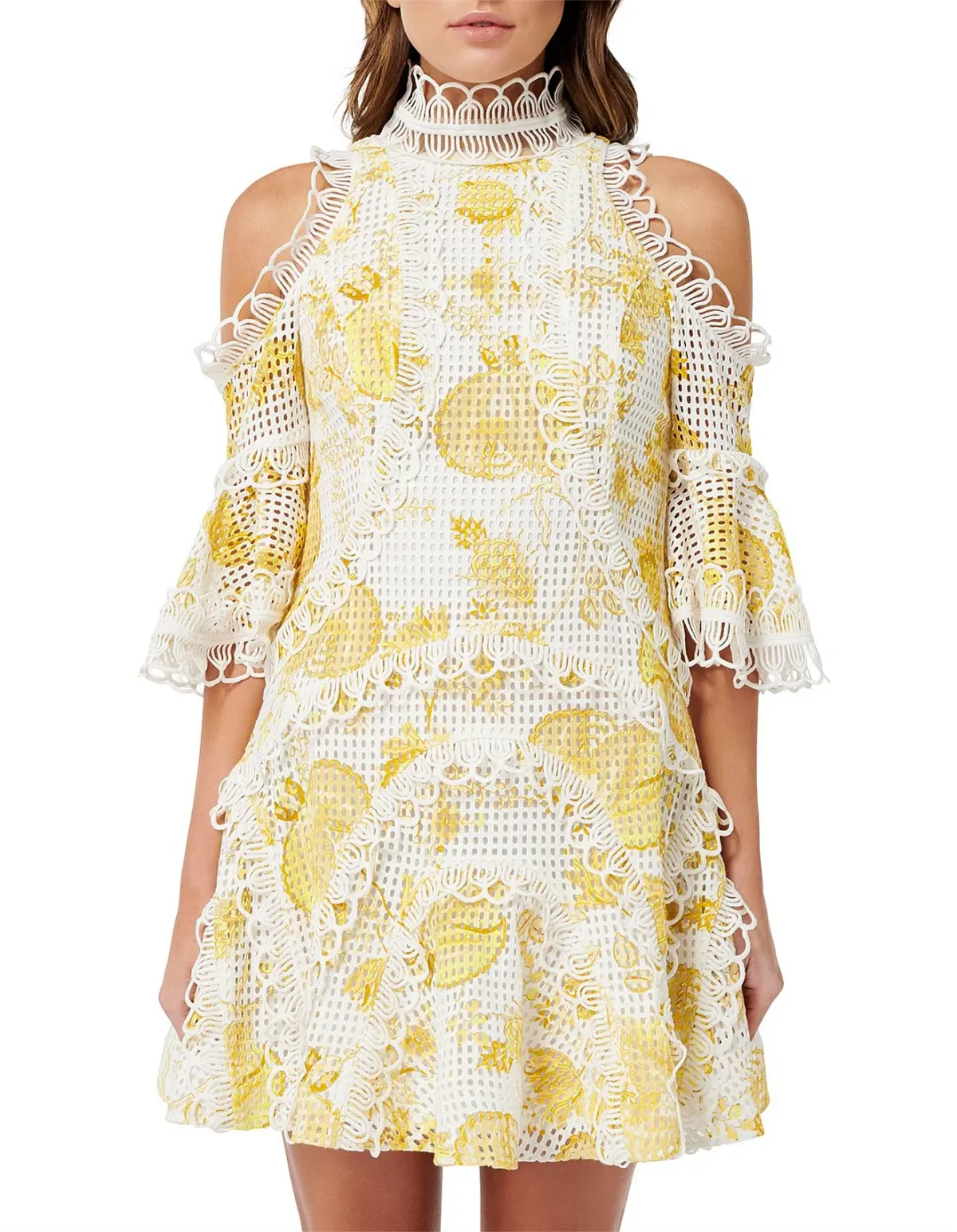 Thurley Chintz Spliced Dress Print Size 6 for rent on The Volte - main image