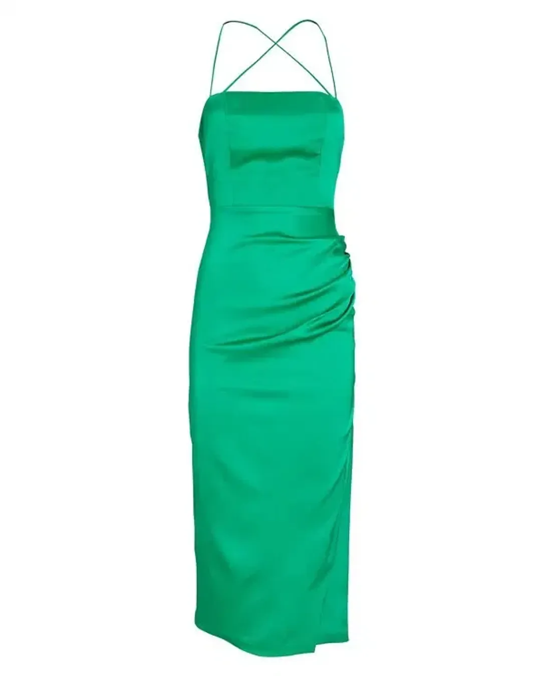 Manning Cartell Miami Heat Tie Back Midi Backless Dress Green Size 6 for rent on The Volte - main image