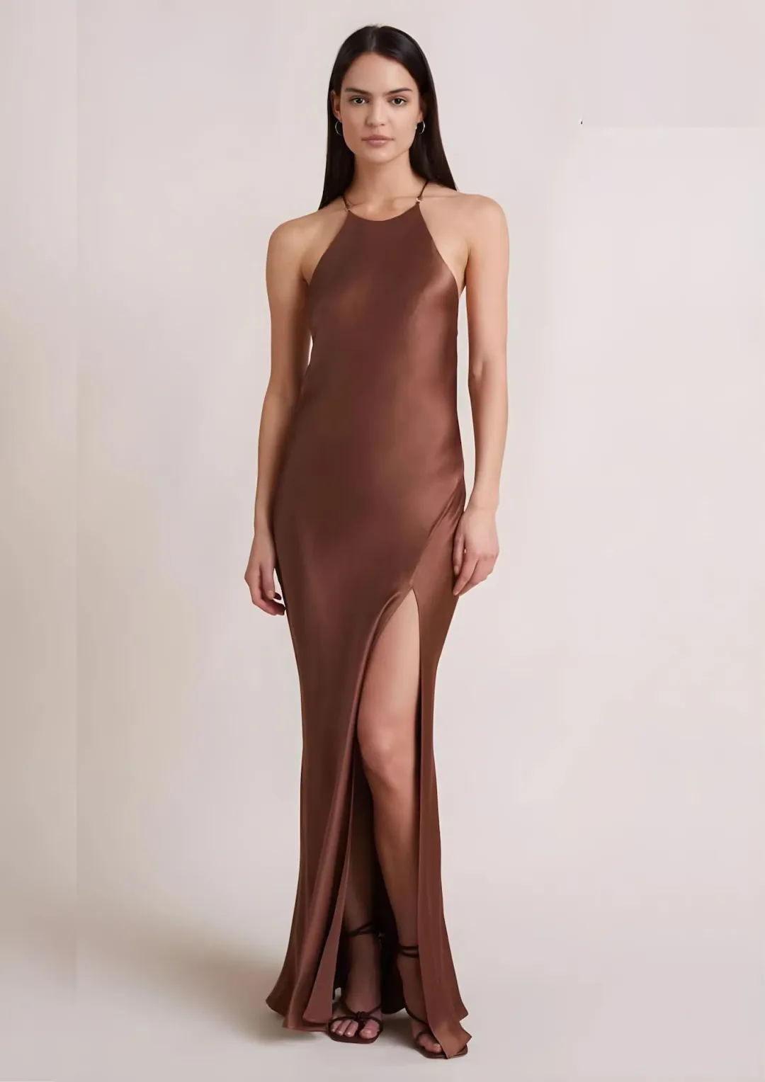 Bec & Bridge Annika Maxi Dress Chocolate Size 6 AU / 2 US for rent on The Volte - main image