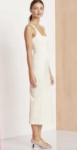 Bec & Bridge Zebra Midi Dress Vanilla Size 12 AU for rent on The Volte - image 2