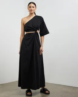 Camilla and Marc Wally Maxi Dress Black Size 10 for rent on The Volte - image 1