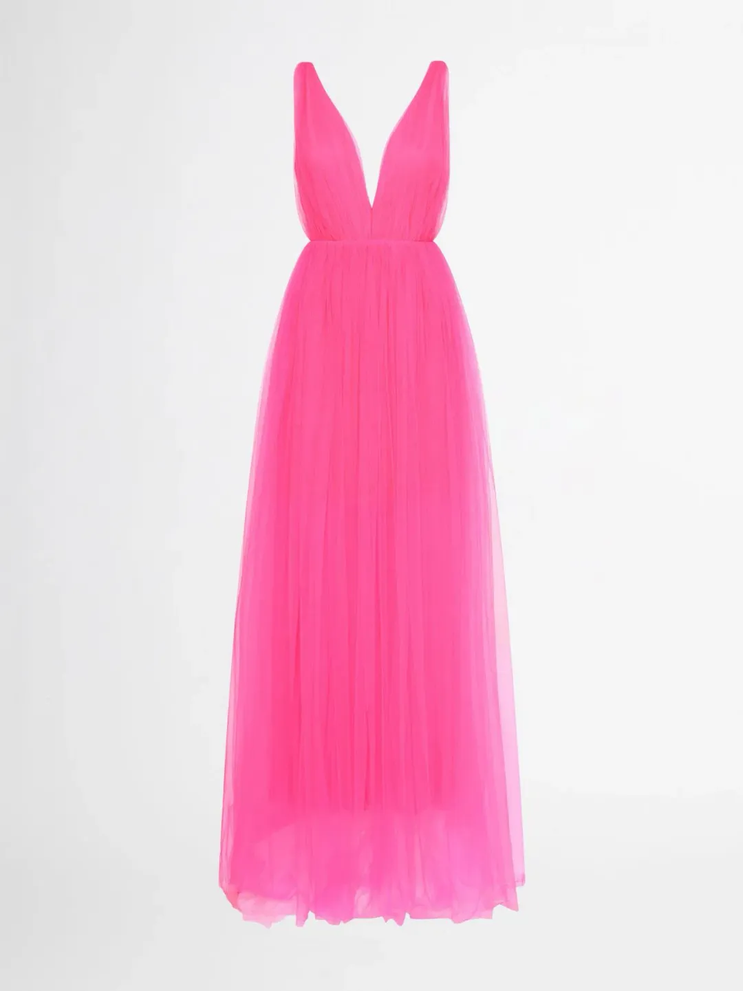 Sheike Imogen Maxi Dress Neon Pink Size 16 for rent on The Volte - main image