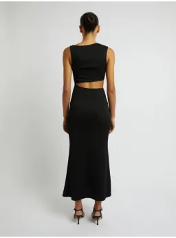 Christopher Esber Serpentine Crystal Stoned Tank Dress Black Size AU 6 for rent on The Volte - image 6