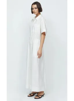 Bec & Bridge Lenna Maxi Shirt Dress Ivory Size AU 10 for rent on The Volte - image 2
