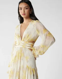 MVN La Lumber Maxi Dress Floral Print Size AU 10 for rent on The Volte - image 2