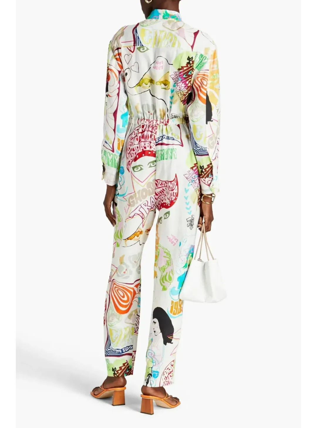 Zimmermann Shelly Zip Boilersuit Poster Print Size 2 / AU 12  for rent on The Volte - main image