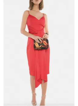 Misha Danielle Dress Red Size 4  for rent on The Volte - image 2
