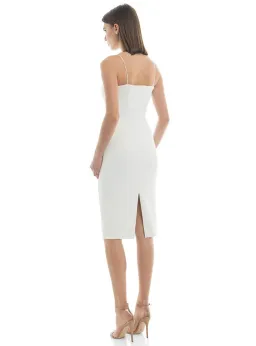 Misha Porchia Midi Dress Ivory Size 8 for rent on The Volte - image 2
