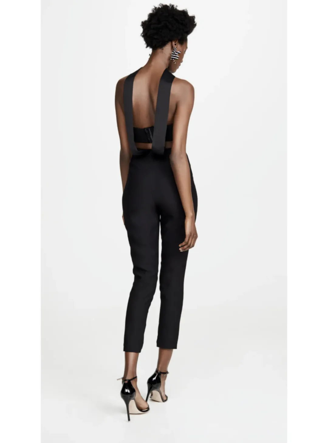 MISHA Christa Pantsuit Black Size 8  for rent on The Volte - main image