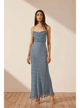 Shona Joy Elina Lace Maxi Dress in Midnight/Ice Size AU 8 for rent on The Volte - image 1