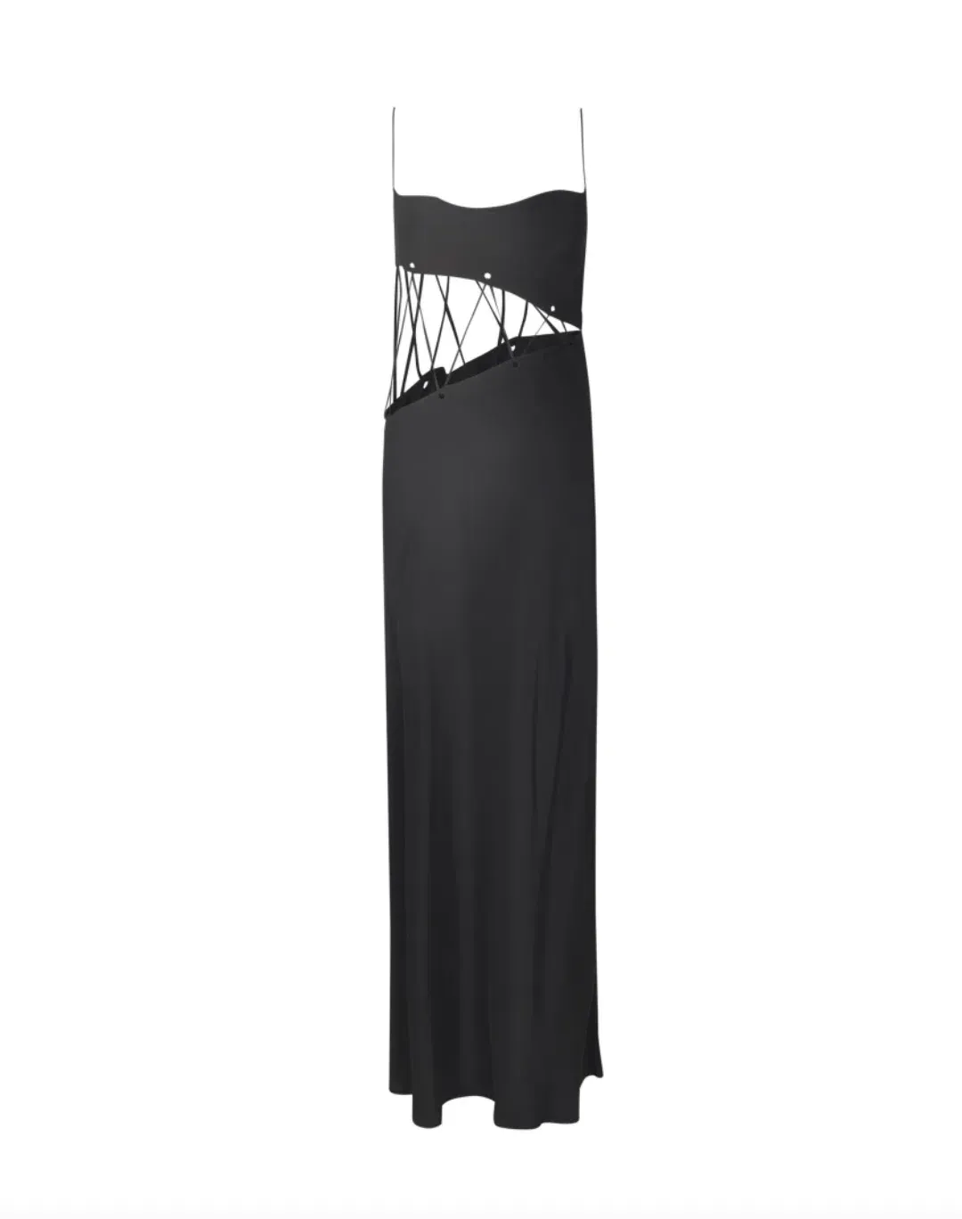 Christopher Esber Disconnect Cami Dress Black  Size 12 AU for rent on The Volte - main image