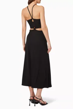 Christopher Esber  Looped Cutaway Sleeveless Dress Black Size 10 AU for rent on The Volte - image 3