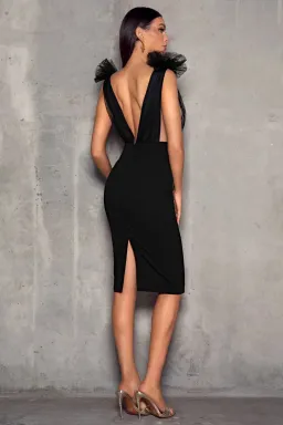 Elle Zeitoune Alison Dress Black Size 14 for rent on The Volte - image 2