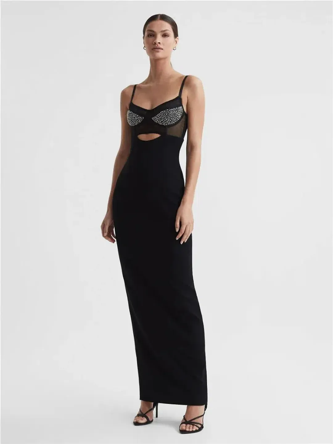 Rachel Gilbert Hartley Dress Black Size 12 for rent on The Volte - main image