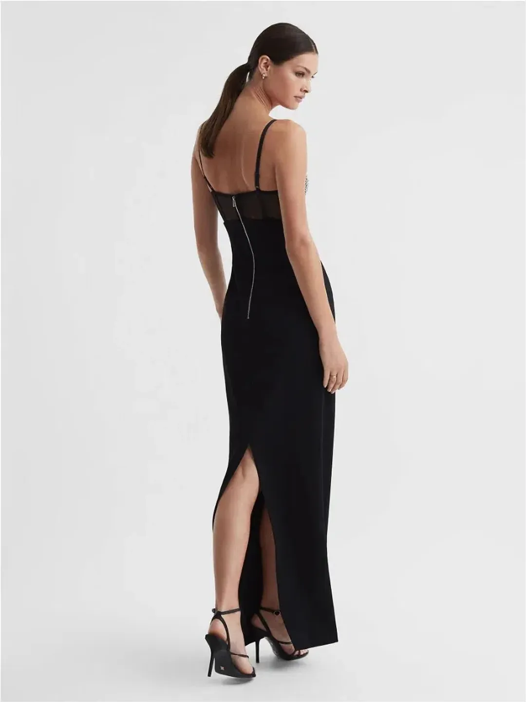 Rachel Gilbert Hartley Dress Black Size 12 for rent on The Volte - main image