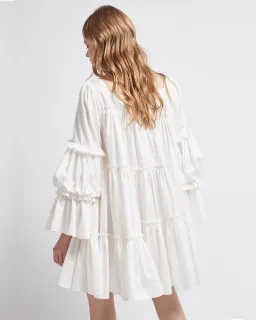 Aje L'Espirit Mini Dress White Size 6 for rent on The Volte - image 5