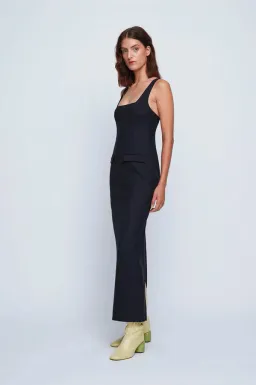 Anna Quan Ivana Maxi Dress Black Ink Size 12 for rent on The Volte - image 3