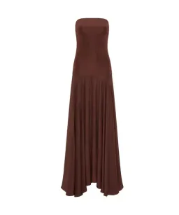 Esse Studios Illi Band Maxi Dress in Java Size 8 for rent on The Volte - image 3