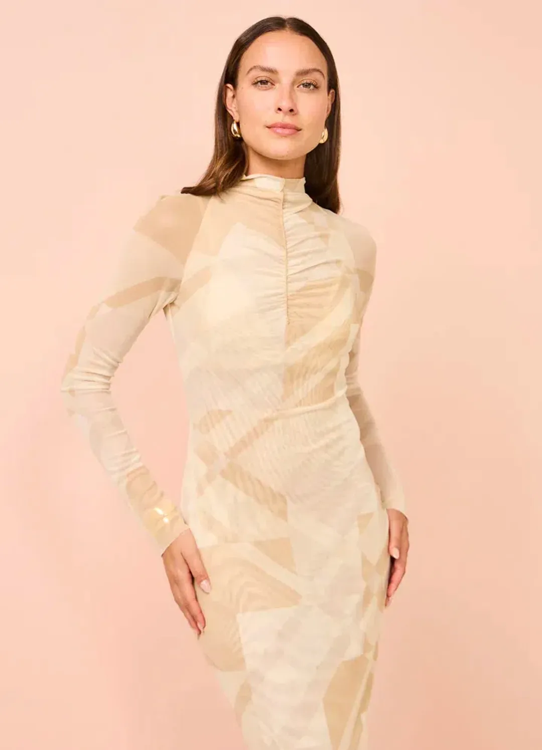 Camilla & Marc Esra Dress Print Size 8 for rent on The Volte - main image