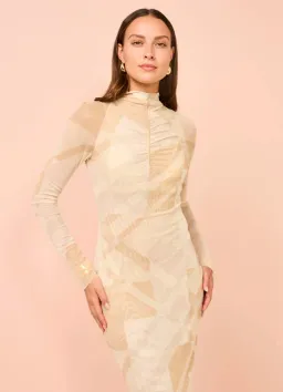 Camilla & Marc Esra Dress Print Size 8 for rent on The Volte - image 3