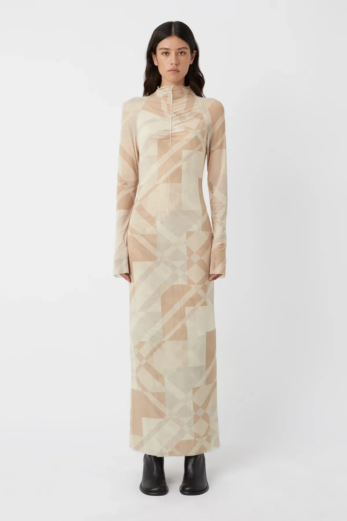 Camilla and Marc Esra Midi Dress Print Size 8  for rent on The Volte - main image