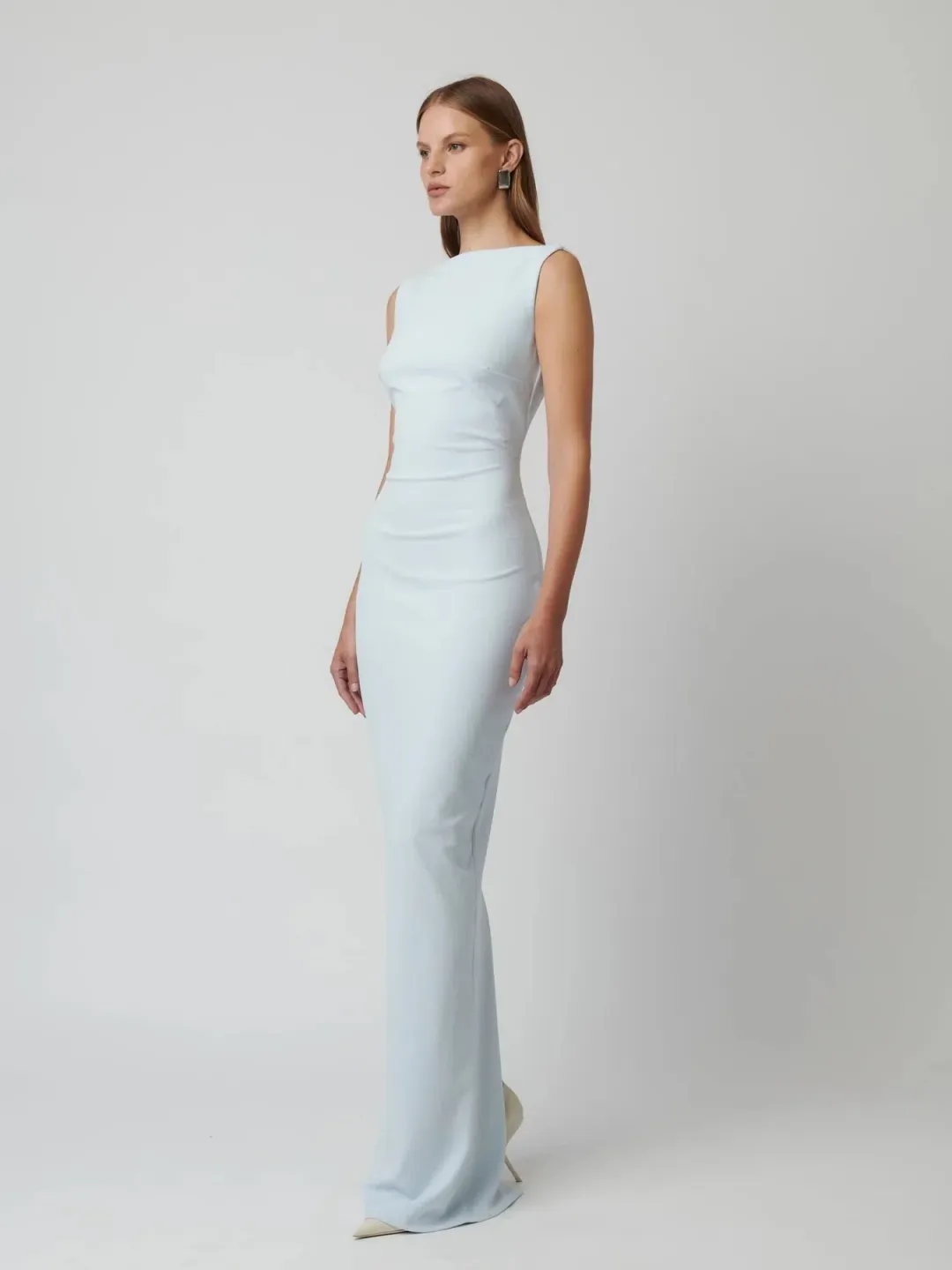 Effie Kats Verona Gown in Ice Blue Size XS / AU 6 for rent on The Volte - main image