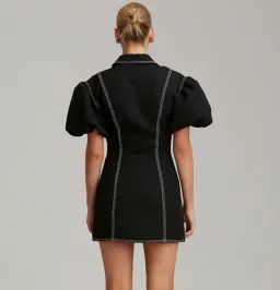 C/MEO Collective Out Of Time Mini Dress Black Size S / AU 8 for rent on The Volte - image 2