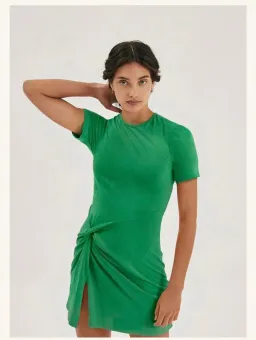 Maggie Marilyn Crew Neck Mini Dress Green Size M / AU 10 for rent on The Volte - image 1