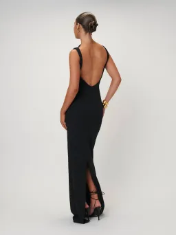 Effie Kats Verona Gown Black Size XS / AU 6-8 for rent on The Volte - image 3