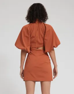 Tojha Celia Mini Dress Sienna Size AU 8 for rent on The Volte - image 3