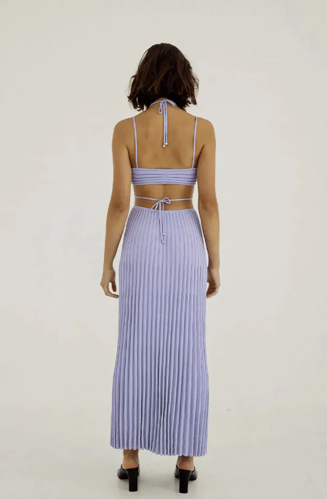 Sovere Abicus Knit Dress in Pale Peri Purple Size S / AU 8 for rent on The Volte - main image