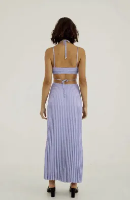 Sovere Abicus Knit Dress in Pale Peri Purple Size S / AU 8 for rent on The Volte - image 2