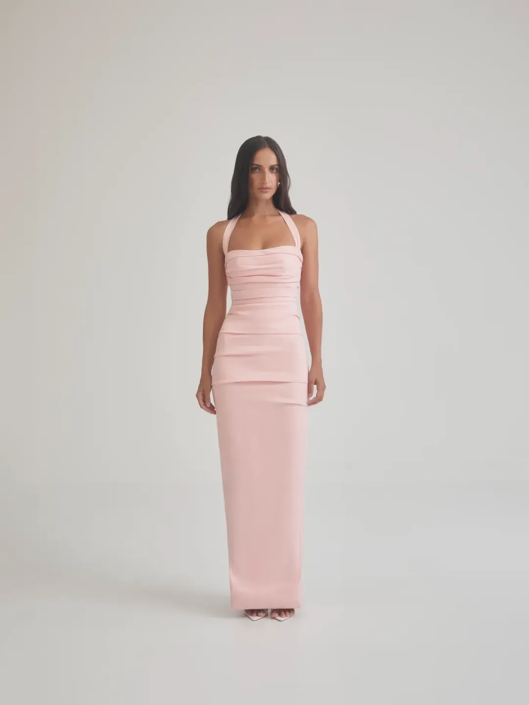 Sheike Carrie Gown Pink Size 8  for rent on The Volte - main image