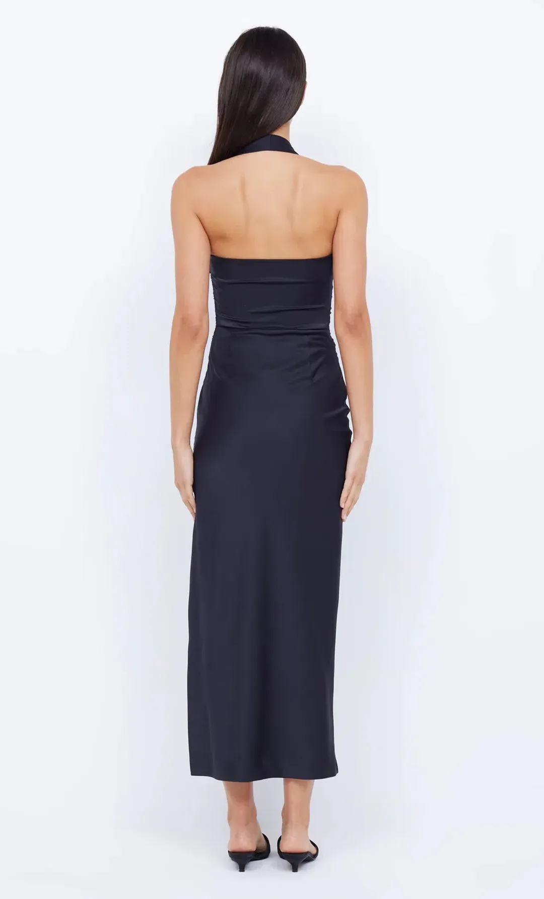 Bec & Bridge Ula Asym Maxi Dress Black Size 8 for rent on The Volte - main image