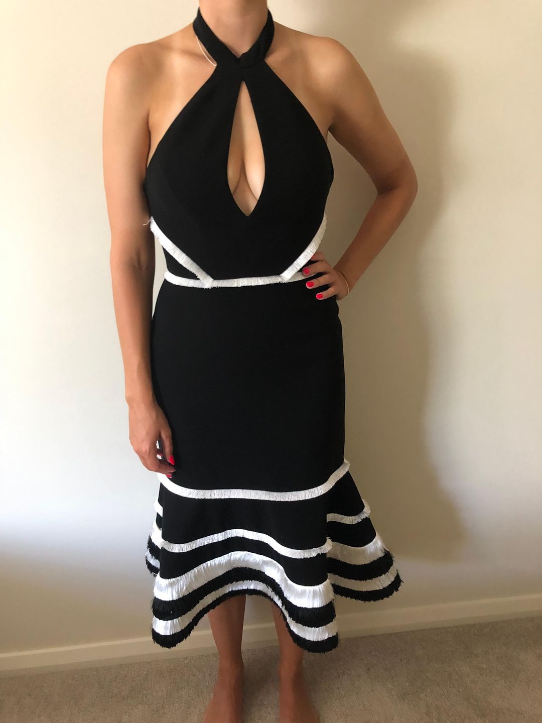 Alexis Doriann Dress Black Size 8 for rent on The Volte - main image