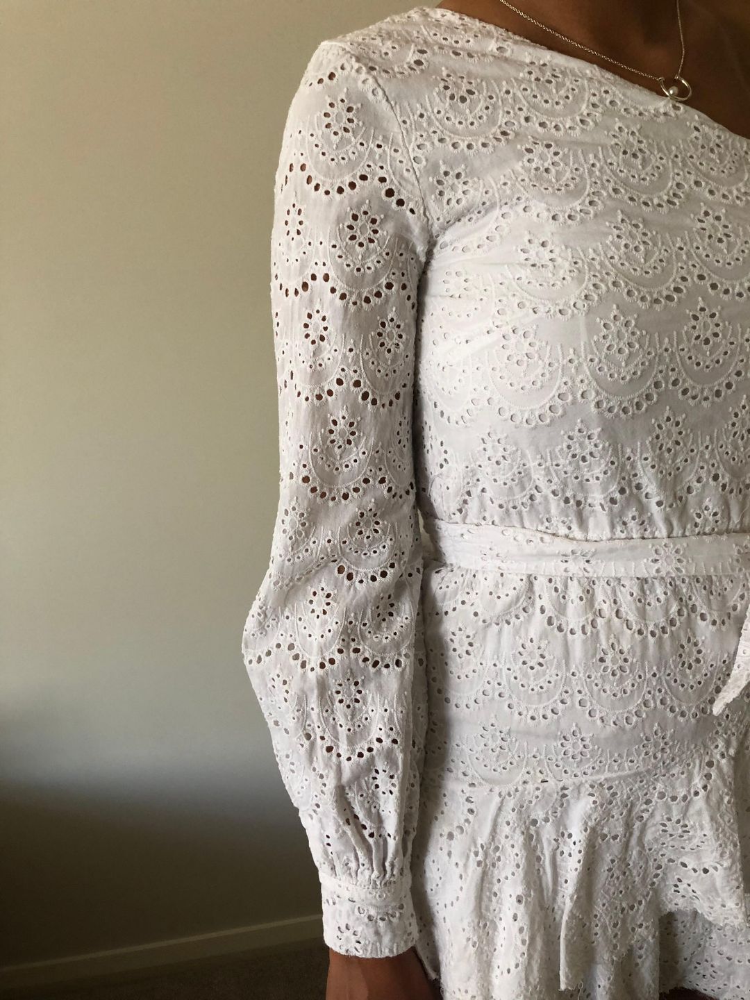 By Nicola The Eve Mini Dress White Size 8 for rent on The Volte - main image