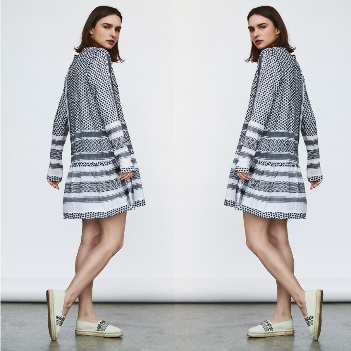 Cecilie Copenhagen O Long sleeve Tapestry Print Dress One Size for rent on The Volte - main image