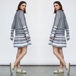 Cecilie Copenhagen O Long sleeve Tapestry Print Dress One Size for rent on The Volte - image 1