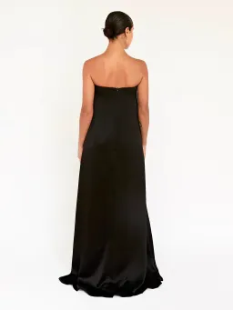 Anna Quan Delfina Maxi Dress Black Ink Size 8 for rent on The Volte - image 8