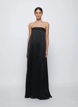 Anna Quan Delfina Maxi Dress Black Ink Size 10 for rent on The Volte - image 1