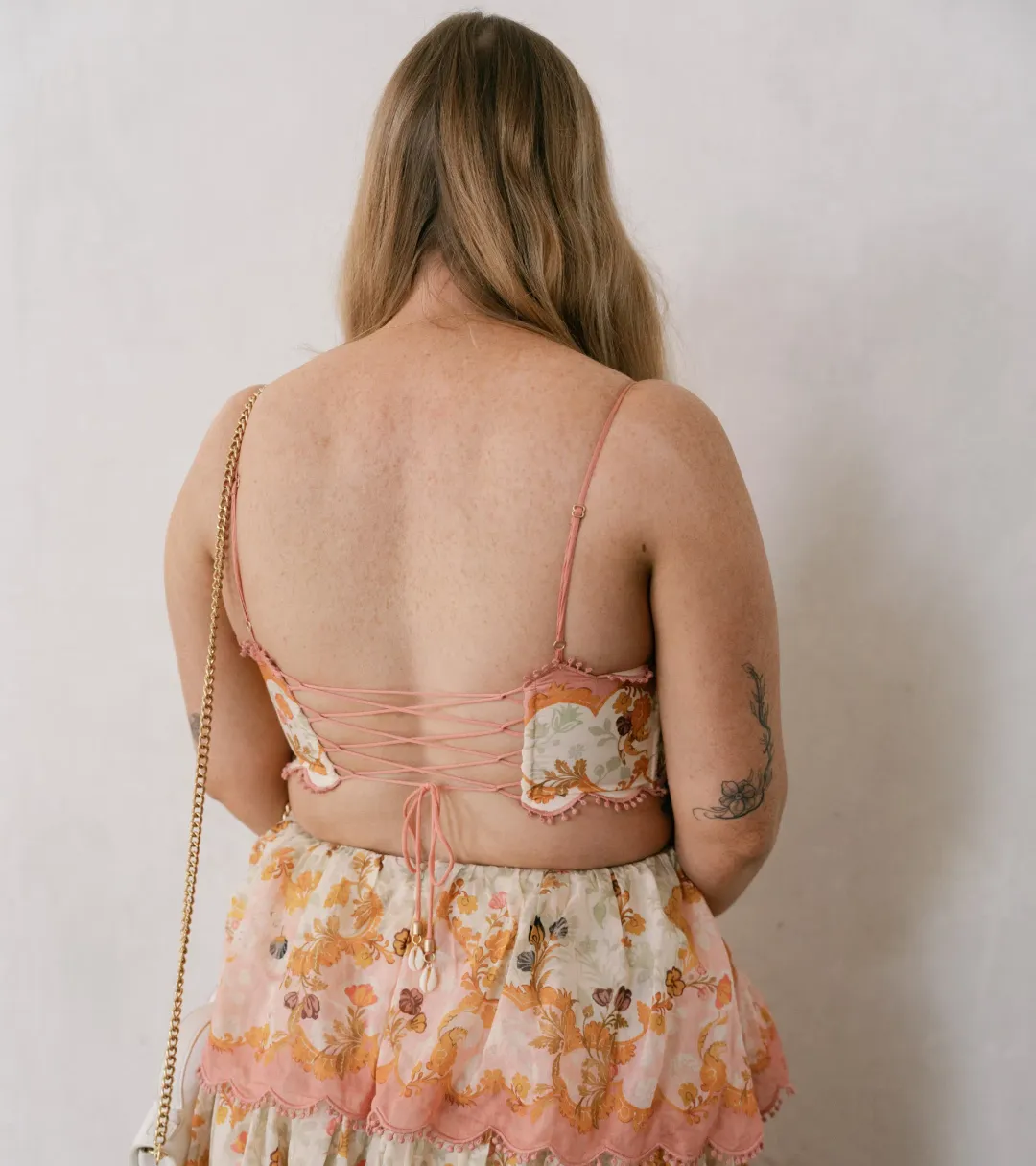 Zimmermann Laurel Frill Midi Dress Floral Size 2 / AU 8-10 for rent on The Volte - main image