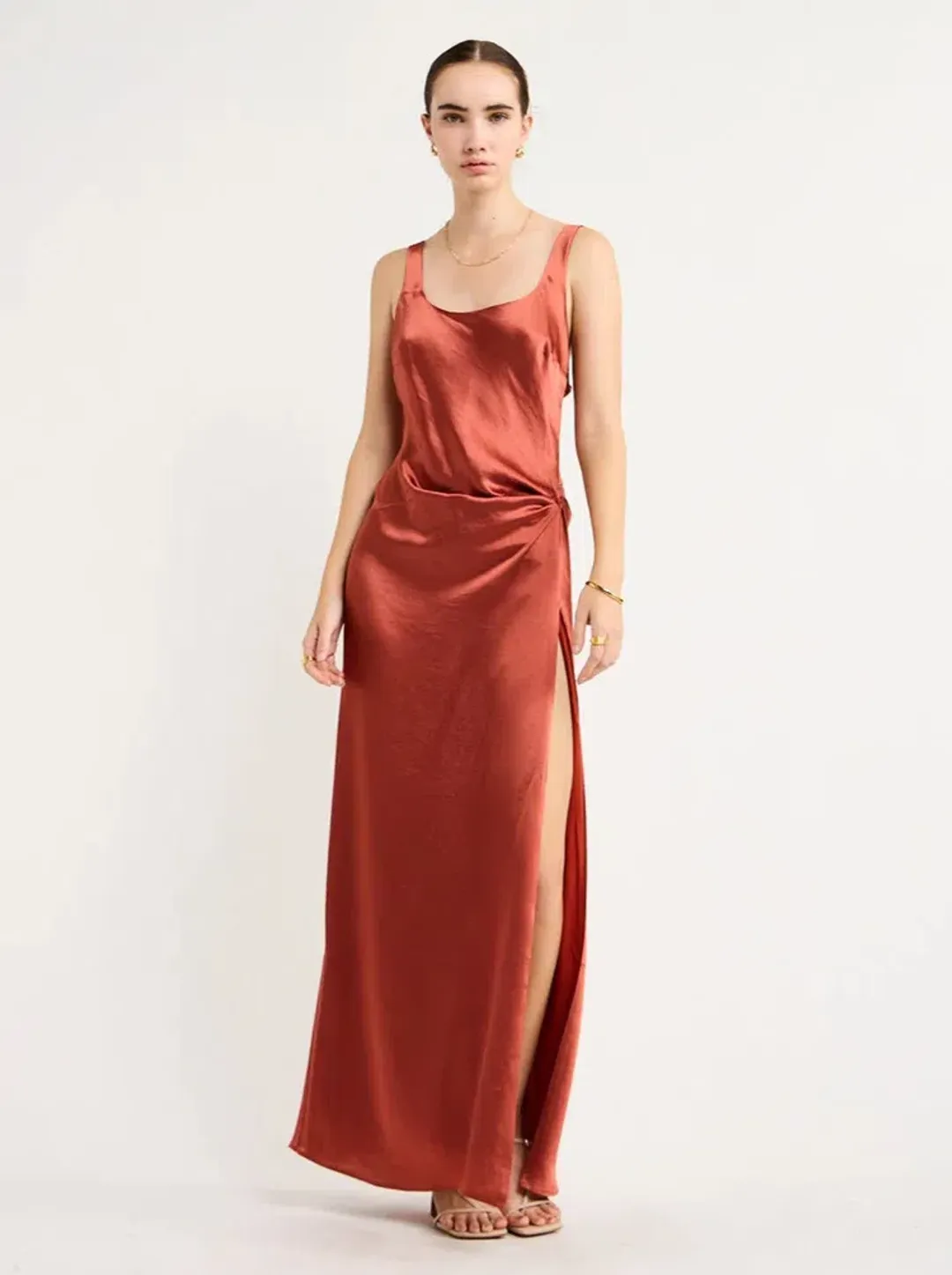 Anna Quan Etta Dress Bruschetta Size 8 for rent on The Volte - main image