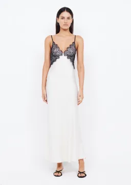 Bec & Bridge Emery Lace Maxi Dress Ivory/Black Size AU 6 for rent on The Volte - image 1