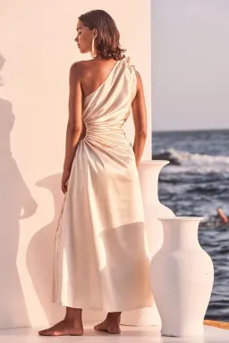 Sonya Moda Nour Maxi Dress In Ocean Pearl Size AU 6  for rent on The Volte - image 3